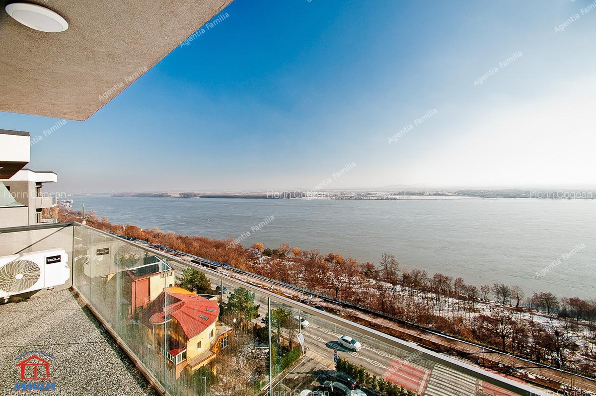 3-room River view apartment for rent Galati, Faleza, Riviera building - 19