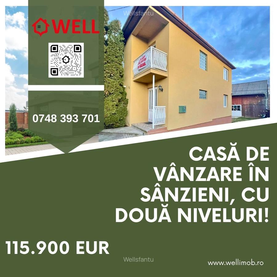 Casă de vânzare în Sânzieni, cu două niveluri! - 1
