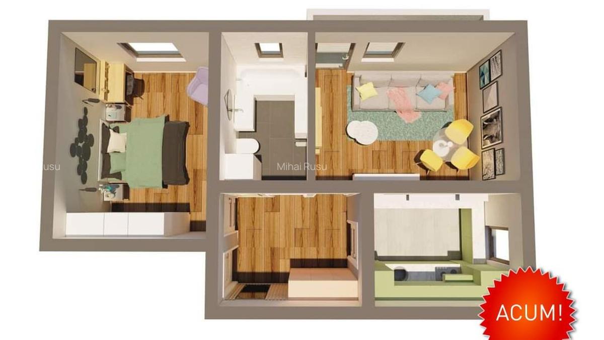 Locuinta cu 2 camere decomandat, complex rezidential, parcare cadou - 2 Locuinta cu 2 camere decomandat, complex rezidential, parcare cadou - 2