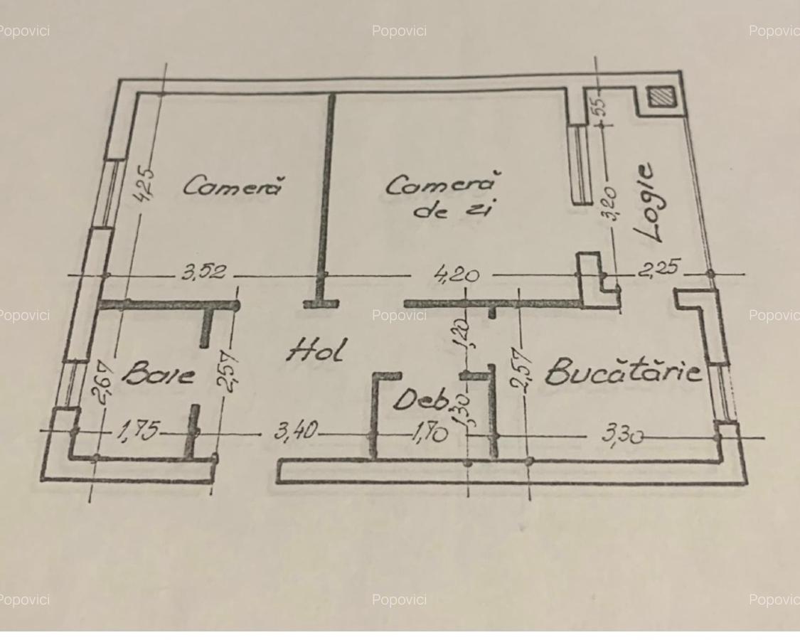 Apartament spațios, 2 camere, 64 mp, decomandat, Bld.Poitiers - 6