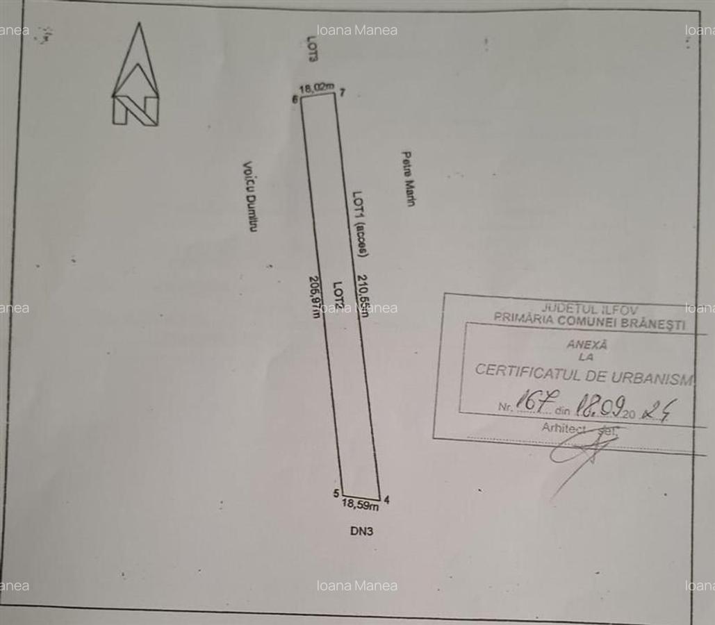 Vanzare teren intravilan industrial BRANESTI ( Makita) | 3750mp | deschidere la - 2