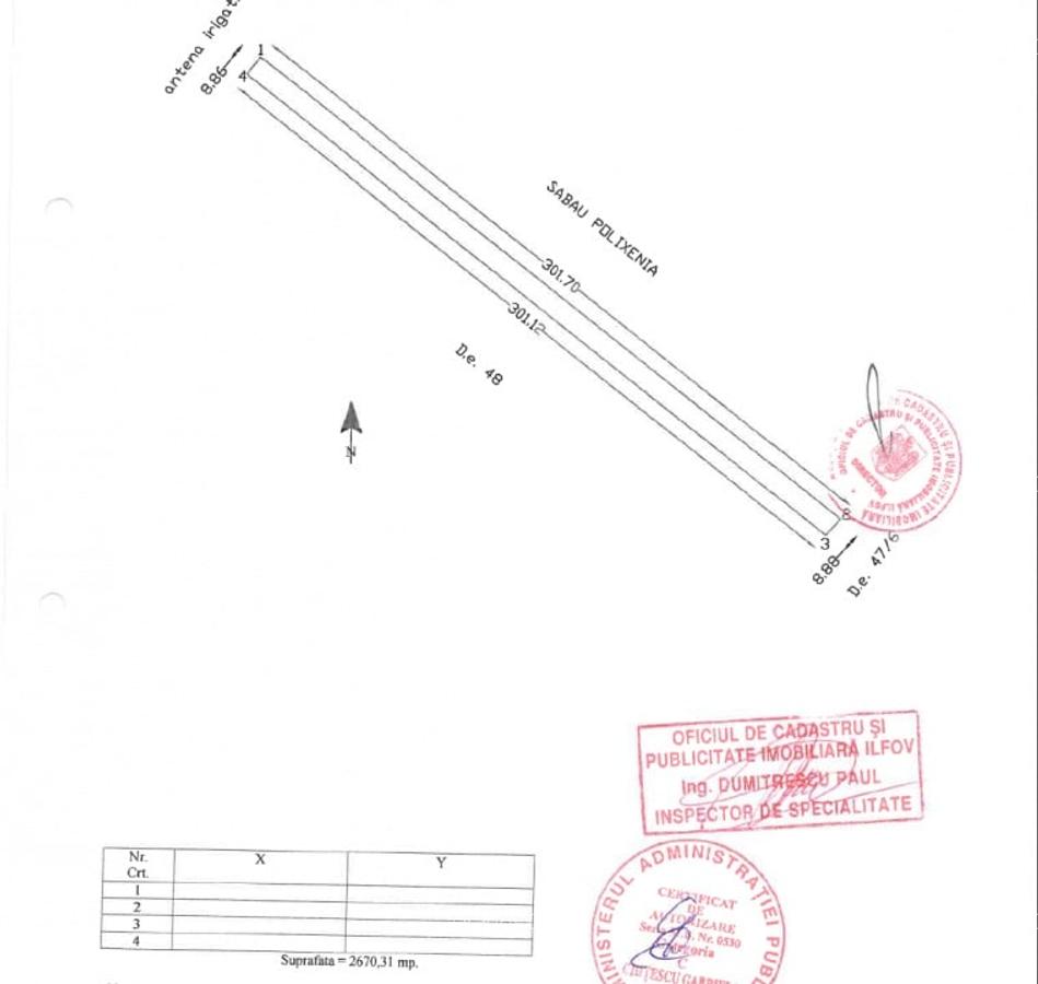 Teren Extravilan In Rate Primaverii Com. Berceni | 2670mp | #EG52 - 4