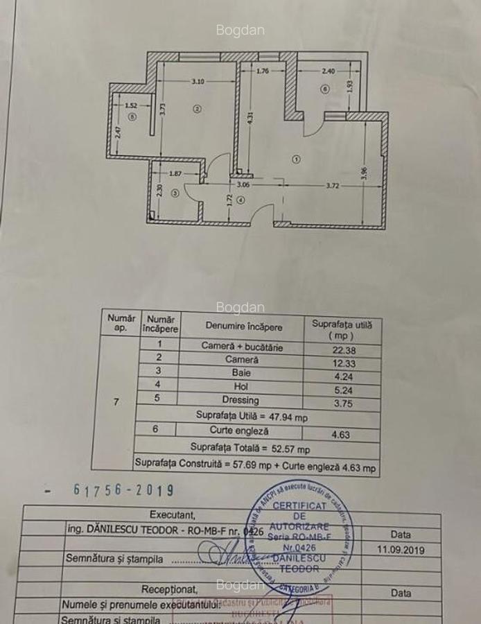Apt. 2 camere,bloc 2019,Neofort Residence,Sos. Fundeni 250C,sector 2 - 3
