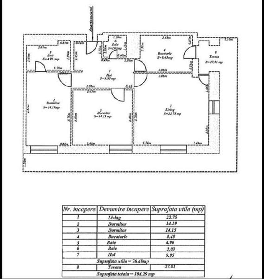 Apartament 3 camere Asmita Gardens - 9