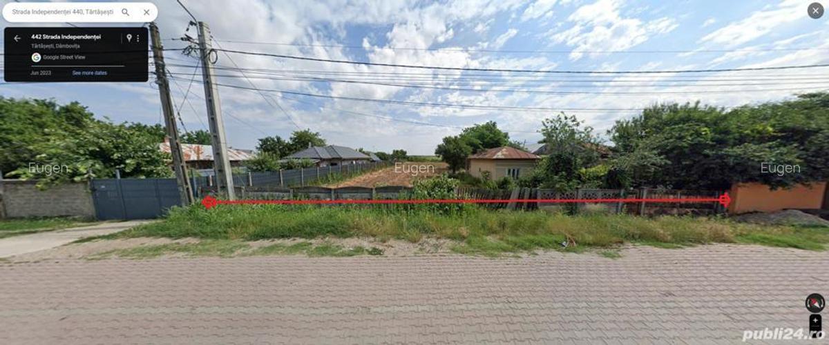 Inchiriez teren la strada principala DN7- Tartasesti, Dambovita - 1