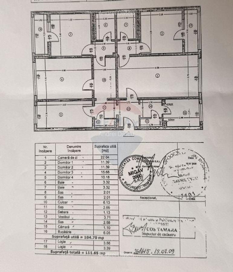 Apartament 5 camere | 111mp | Metrou 1 Decembrie - 30