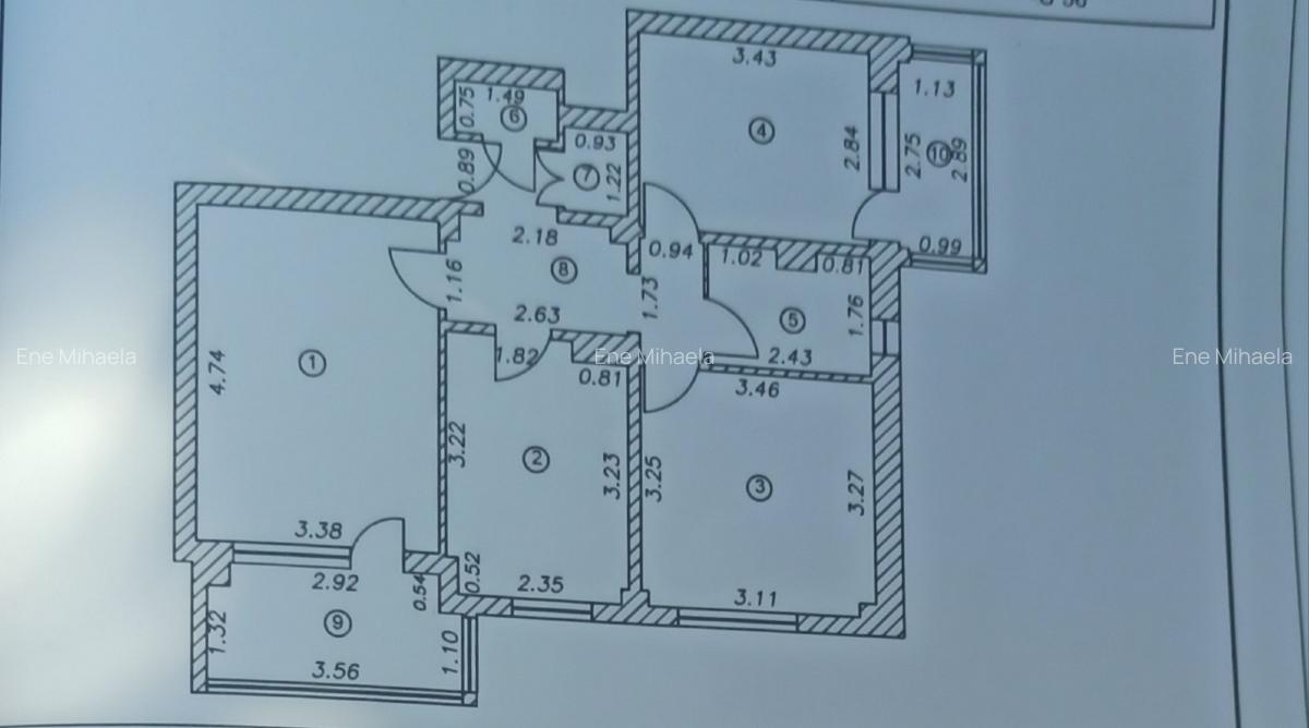 Vand apartament 3 camere decomandate, Mazepa 2 Galați - 1