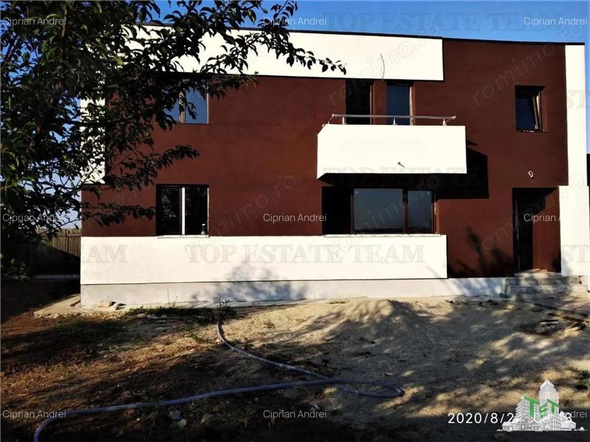 Casa+garaj, constructie la gri, in Sabareni, teren 440mp - 2