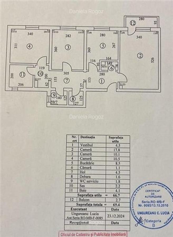 Apartament 3 camere Obor pozitie pe spate lMetrou - 1
