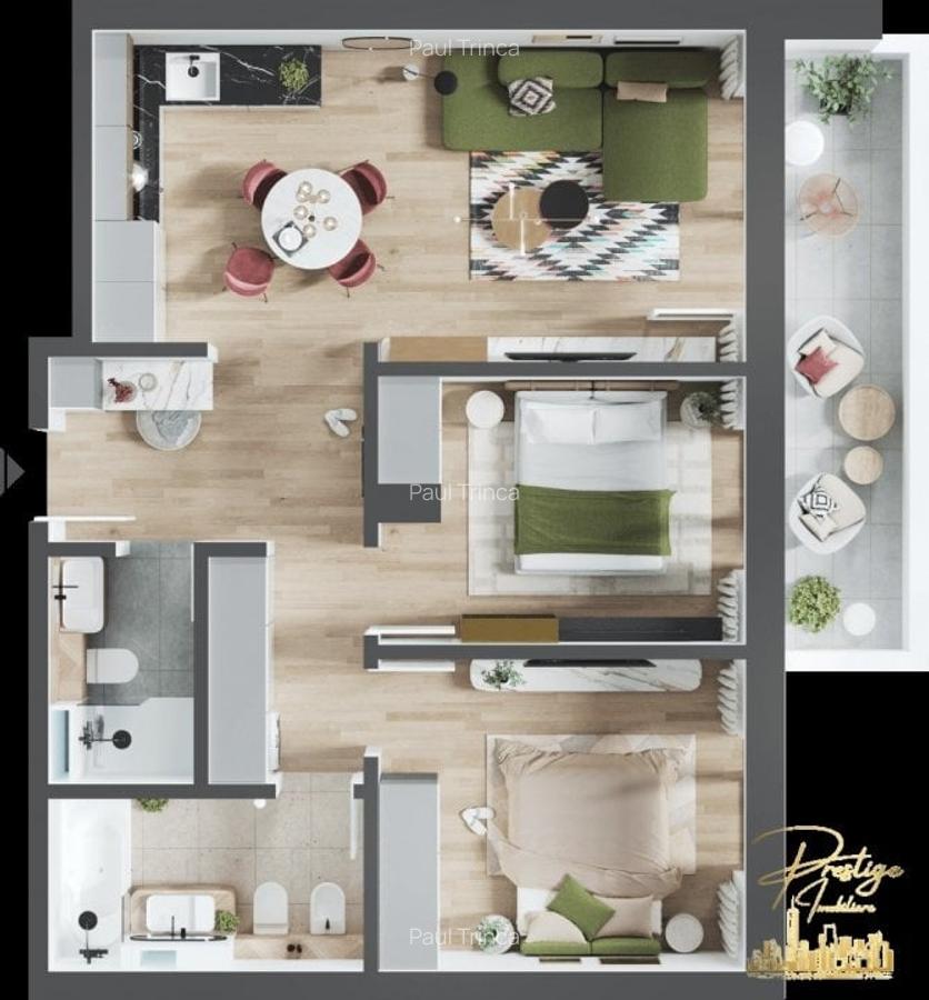 Apartament cu 3 camere decomandat în Calea Aradului - 4