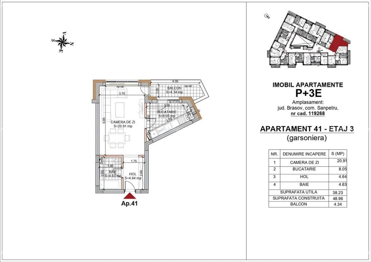 DEZVOLTATOR | Garsonieră 41  - Orizont Homes - 7