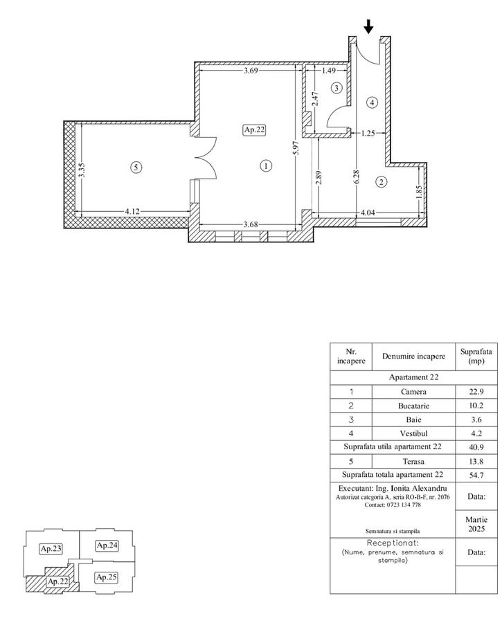 De vanzare Studio premium cu terasa spa?ioasa in Magurele - bloc nou - 2