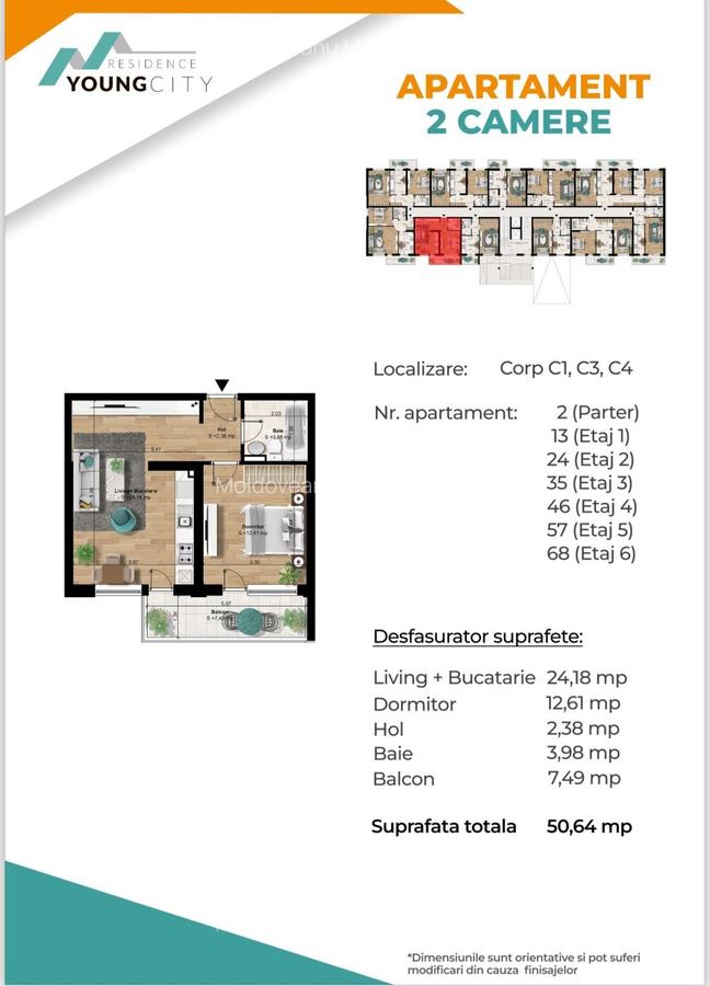 Investeste inteligent! Studio luminos la 5 minute de metrou Berceni - 10