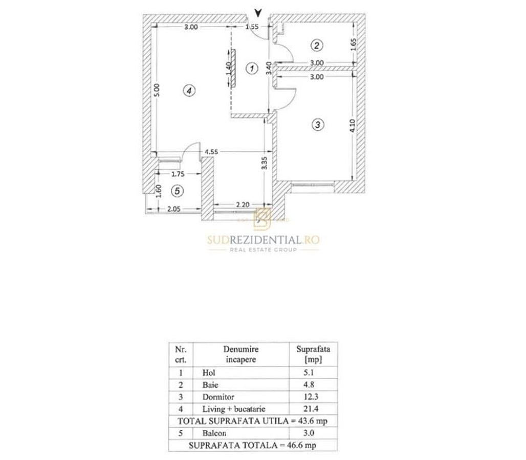 Apartament 2 camere, The Grand Kristal, Parc Tudor Arghezi, Comision 0 - 13