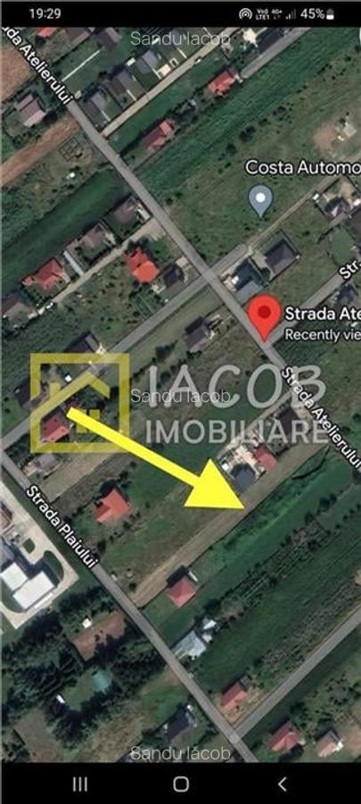 Teren intravilan Magura, deschidere la strazile Plaiului și Atelierului - 1