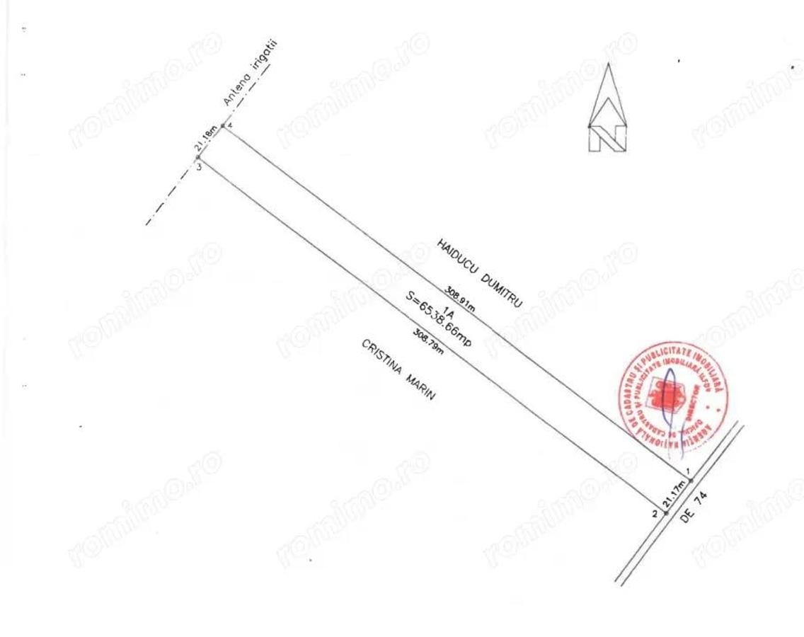 Teren Extravilan In Rate Primaverii Com. Berceni | 6359mp | #EG46 - 2