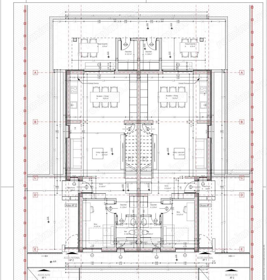 Duplex modern cu 5 camere despartit prin camera tehnica I Mosnita Noua - 7