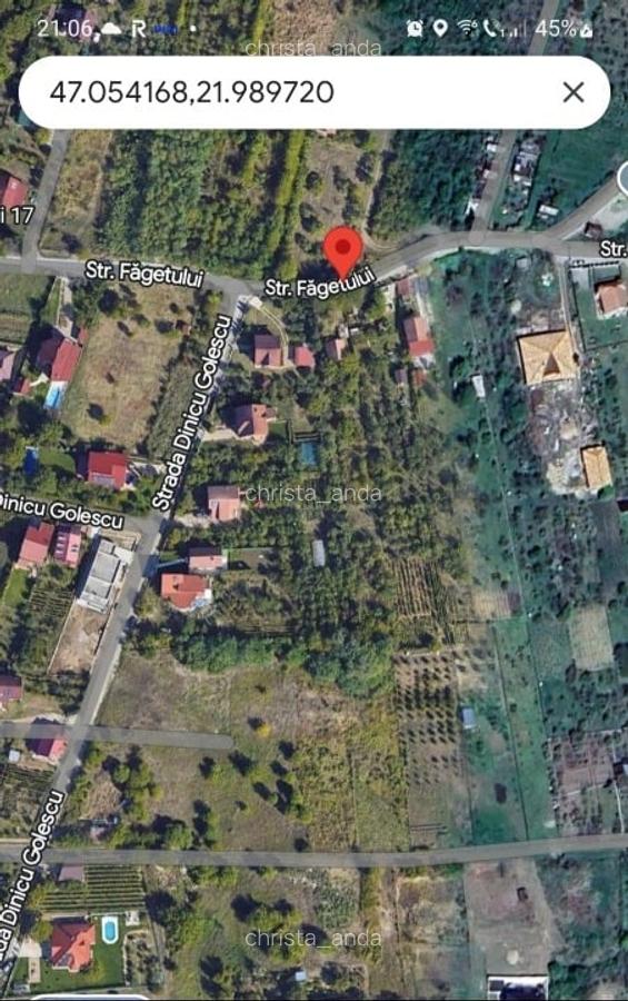 Teren Oradea 3.152 mp front 22.5 m str Fagetului - 1