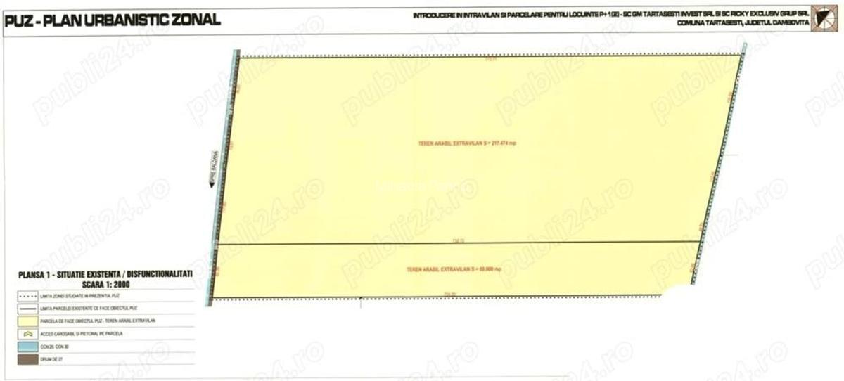 Teren de vanzare in comuna Tartasesti, jud. Dambovita - 4