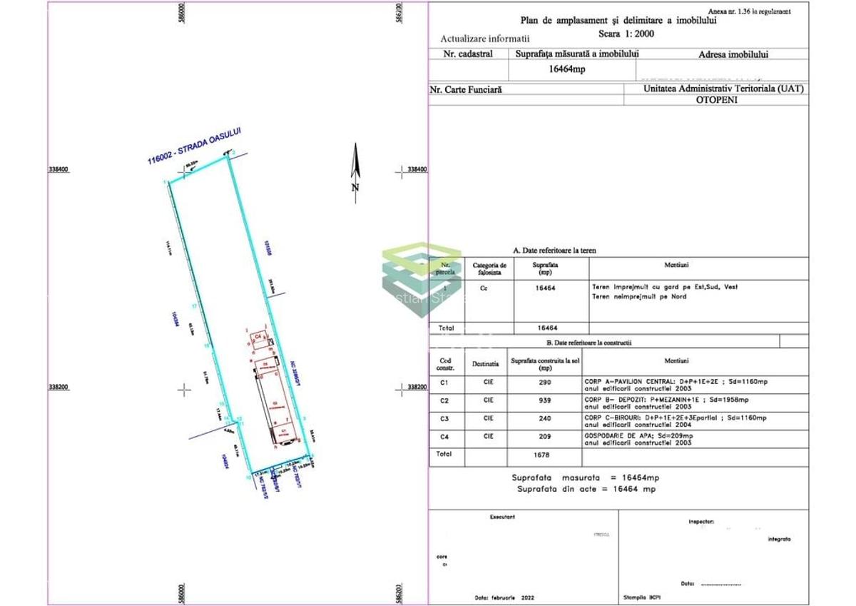 Spatiu birouri si hala Otopeni zona pasaj DNCB  Lukoil BMW - 5