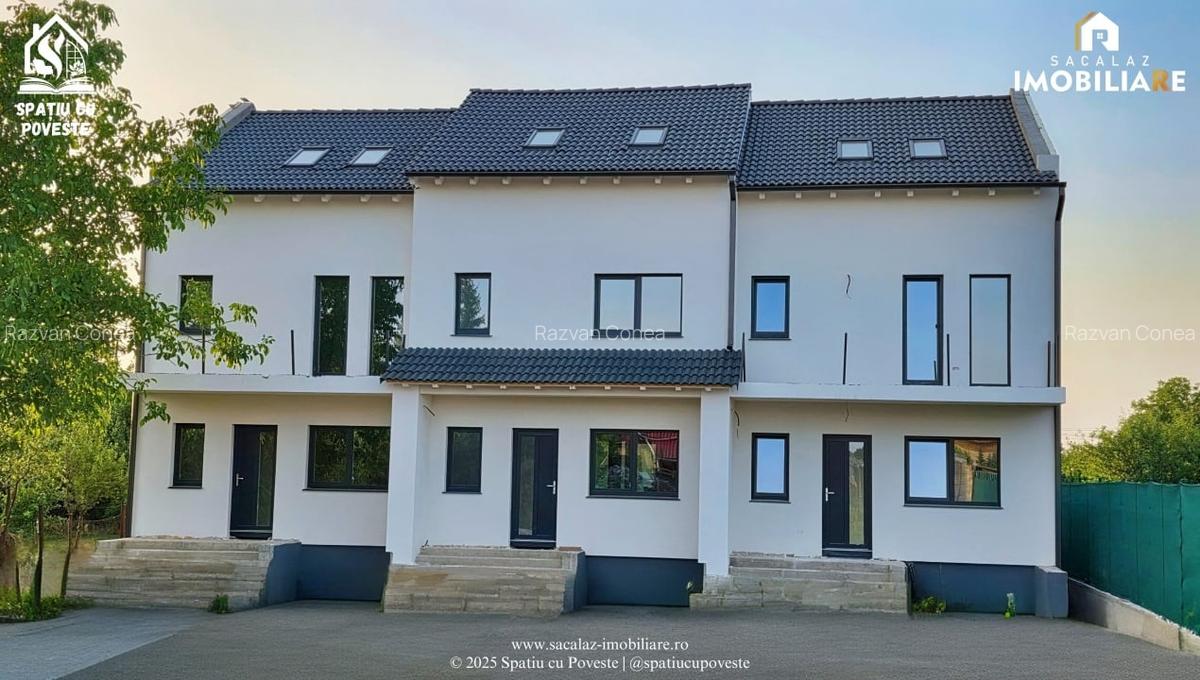 TRIPLEX NOU IN SĂCĂLAZ - CONFORT, CALITATE ȘI LOCAȚIE DE EXCEPȚIE FARA COMISION - 1