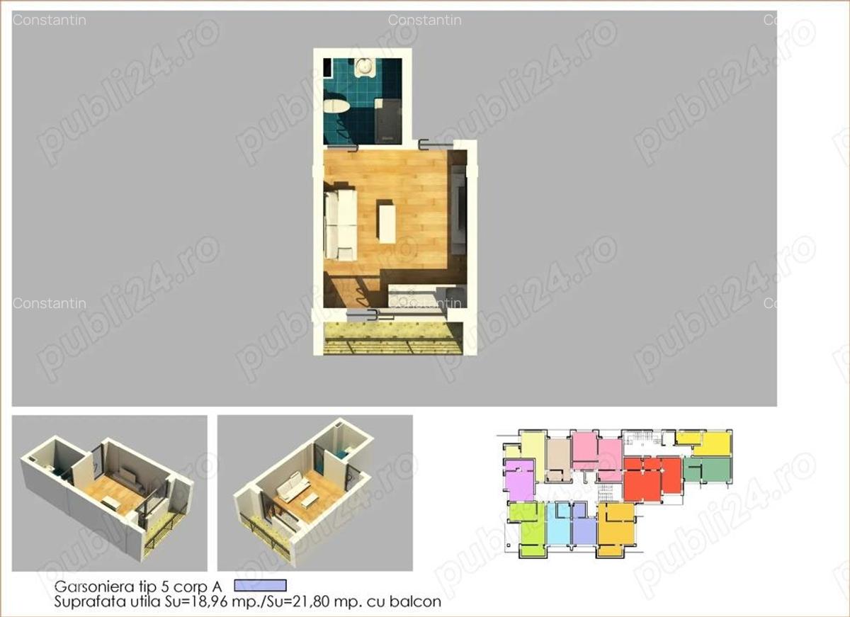 #Bloc Nou - Garsoniera 22 mp utili in Costinesti - 2