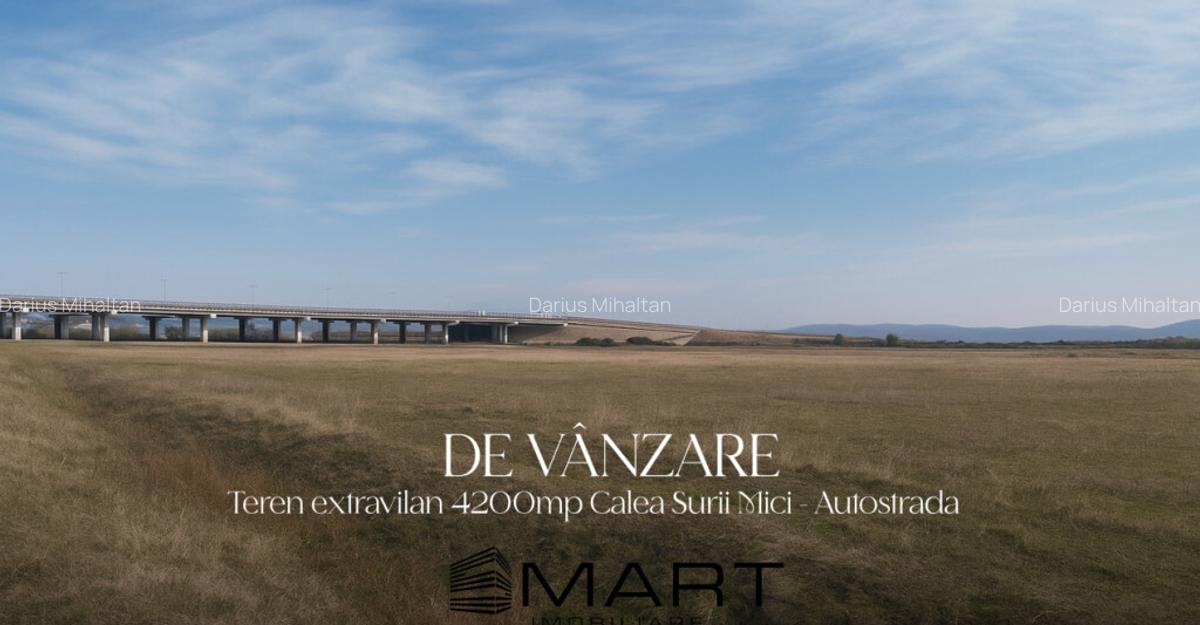 Teren extravilan 4200mp Calea Surii Mici - Autostrada - 2