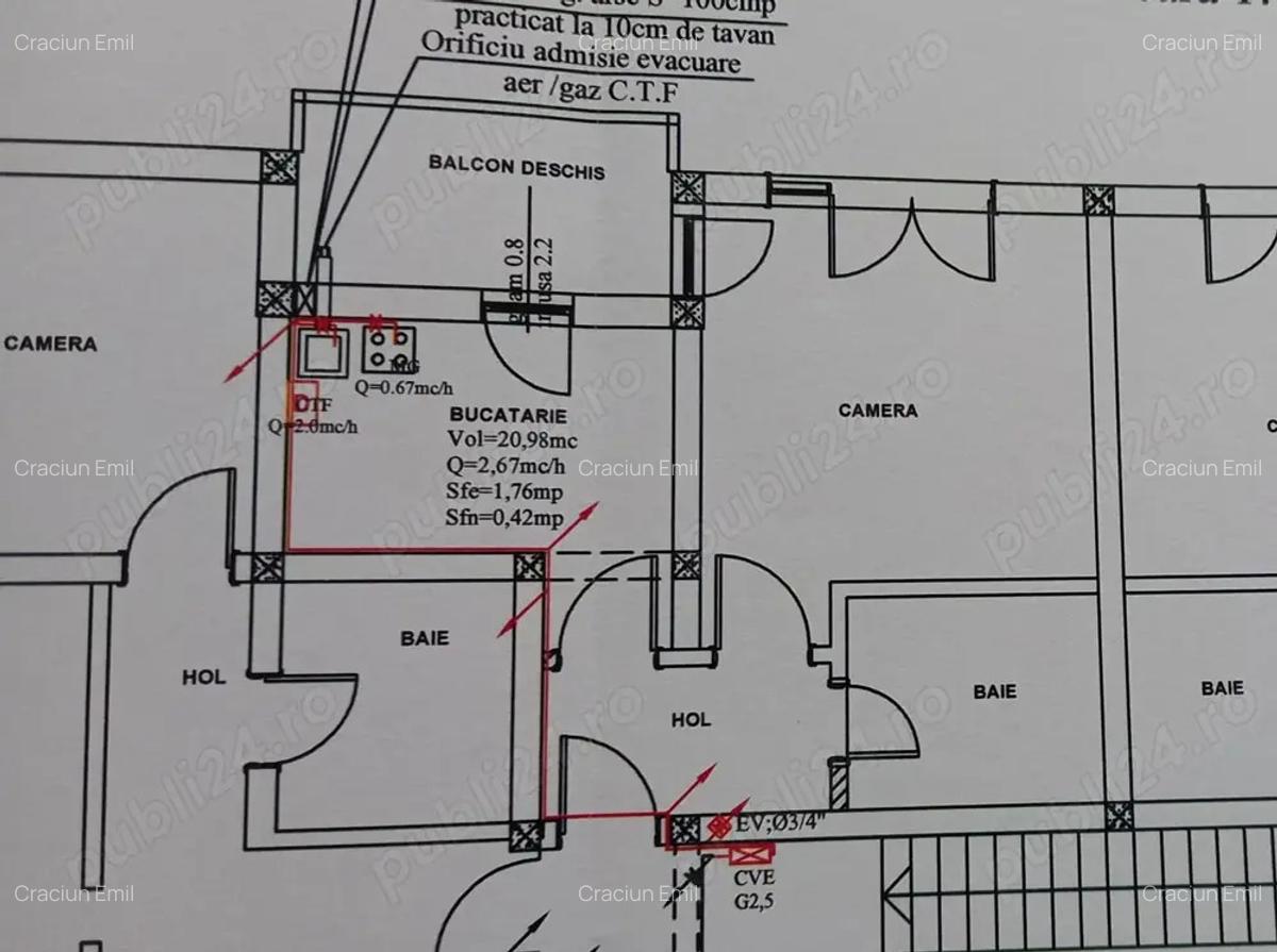 Proprietar, inchiriez garsoniera decomandata, 32mp, balcon, parcare, et3 4, Turni?or, Ogorului - 4