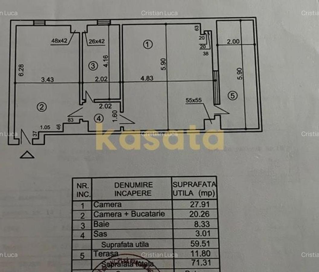 Apartament de închiriat 2 camere și parcare - Băneasa - Petrom City - 36