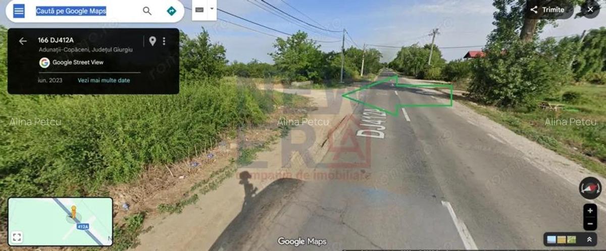 De Vanzare Teren 400 mp cu Autorizatie de contructie Adunatii Copaceni Giurgiu - 11