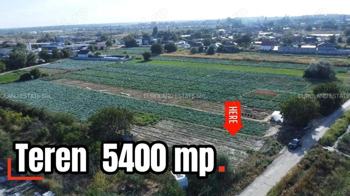 Comision cumparator 0% , Teren intravilan 5400 mp. - 2