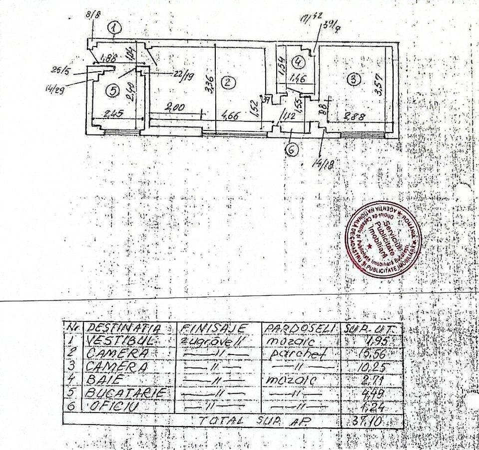 Apartament cu 2 camere, parter, intrare separată, Magheru - Piața Romană - 12