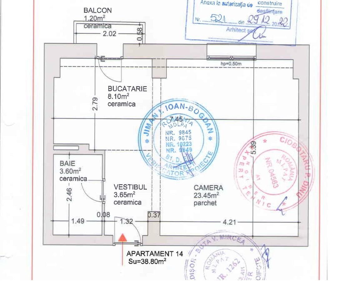 Calea Calarasi 238, an 1992, renovat, 40 mp, et. 3/7, proprietar - 21