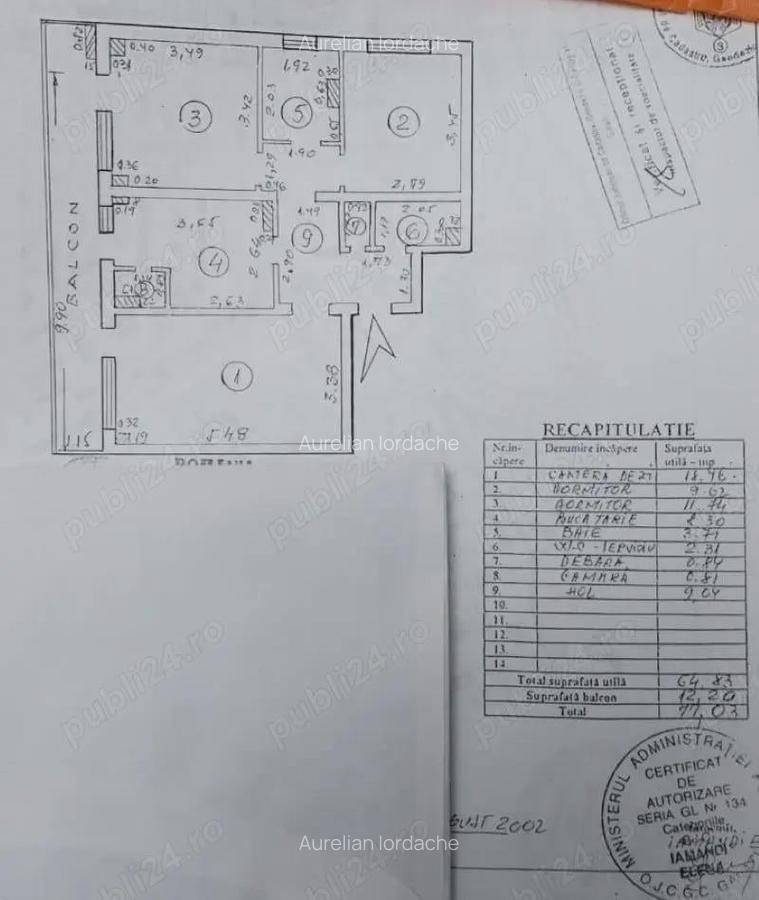 85.000 euro, NEGOCIABIL, 3 camere, etaj 7 Micro18 - 1