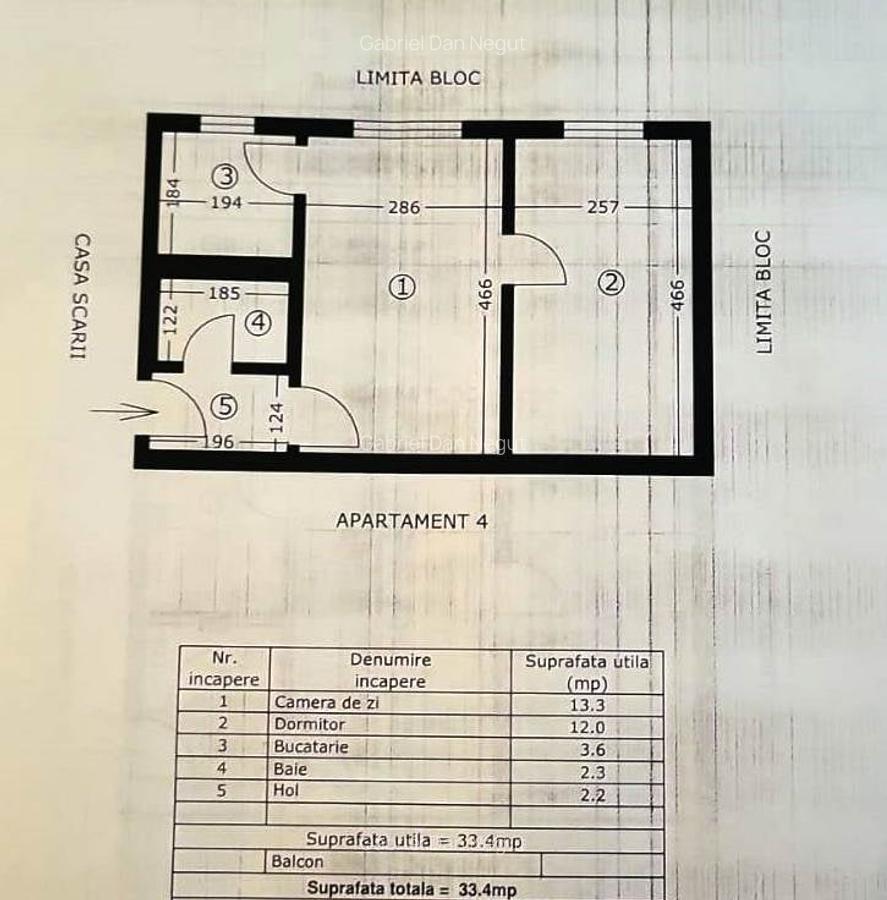 Apartament 2 camere, Micro 14, parter - 10