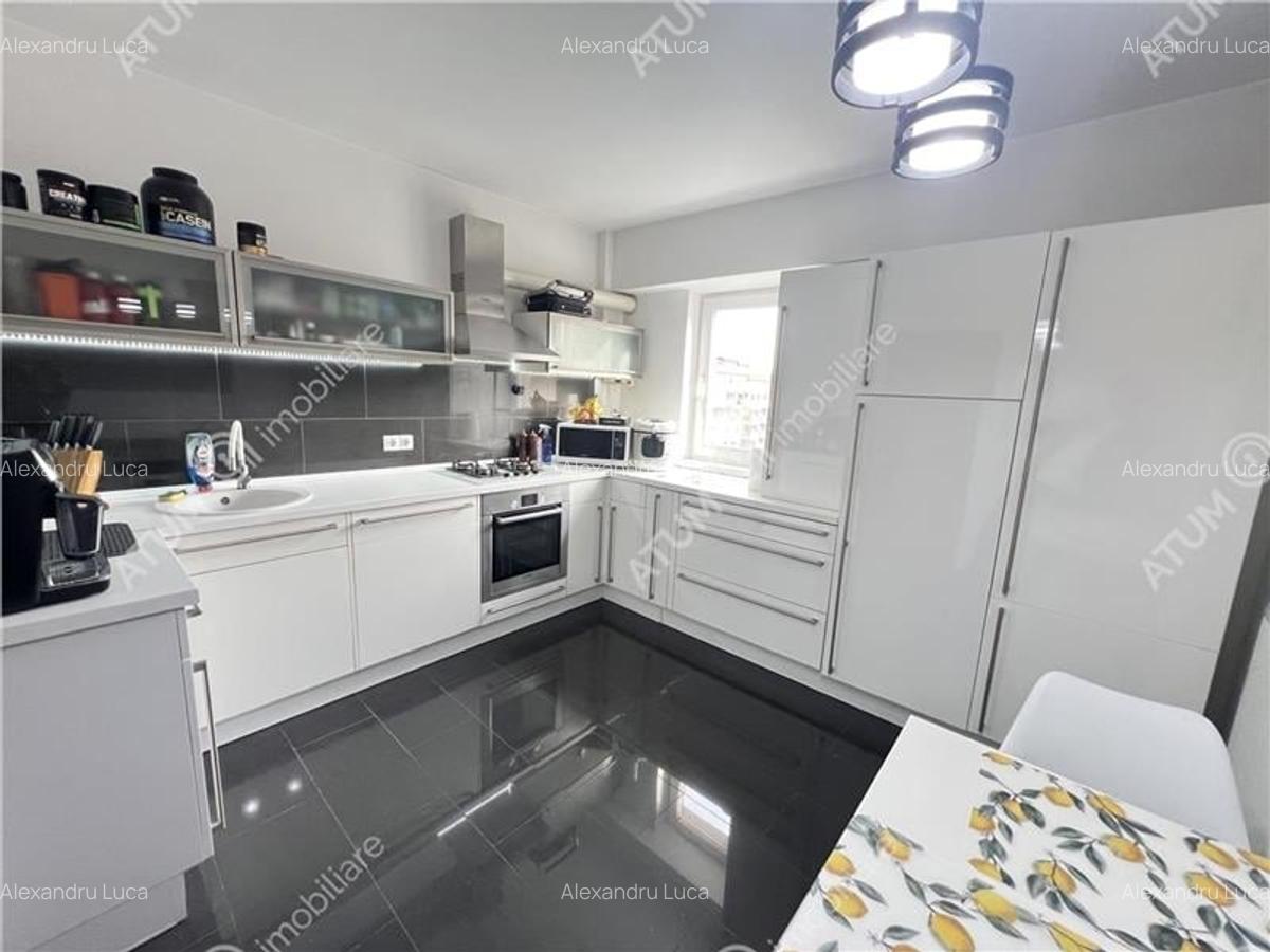 Apartament 3 camere mobilate utilate 2 bai pivnita zona Turnisor Sibiu - 8