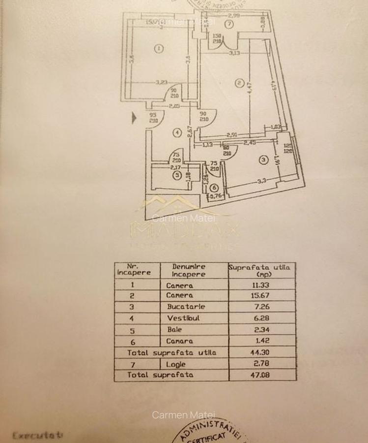 Apartament cu 2 camere decomandat, mobilat în Universitate - 17