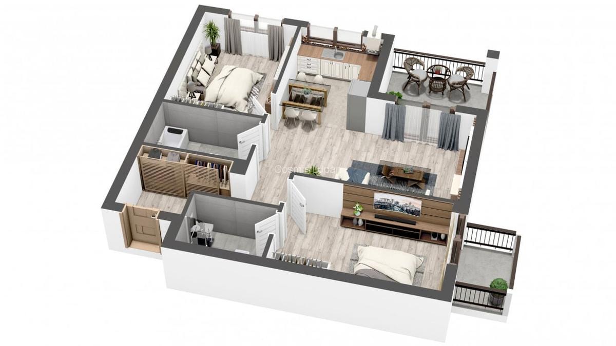 Comision 0%! Apartament 3 camere decomandat - 71 mp - 3