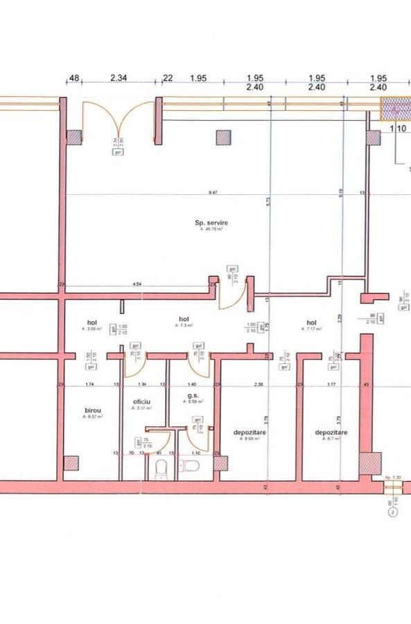 Inchiriere spatiu comercial 104 mp, zona centrala Piatra Neamt – Cod 160210 - 1