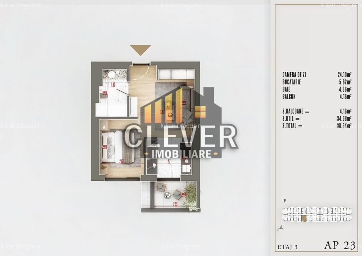 2 Camere Ideal Investitie Theodor Pallady Sector 3 - 5