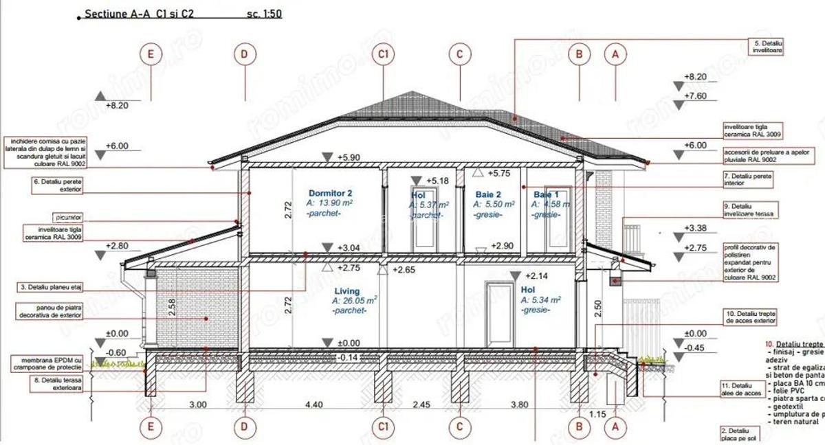 Sacalaz - Duplex(P+E) - Su:120mp - 3 minute de Timisoara - 12