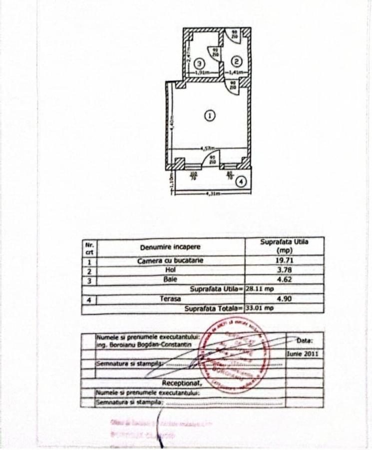 Comision 0% // Garsoniera 33 mp la intrarea in complex // str. Rezervelor 93 - 3