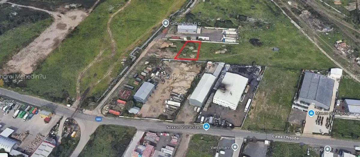 Teren pentru constructie hala | 1000 mp | Chisoda | COMISION 0% - 2