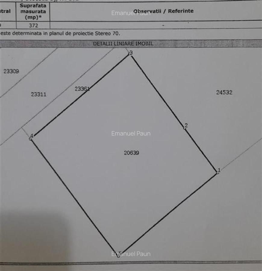 Teren Construcții intravilan de 372 mp, în Ploieștiori - 1