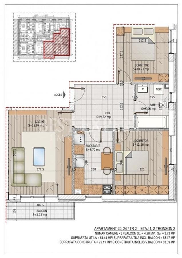 3 Camere Direct Dezvoltator Ideal Familie - 1