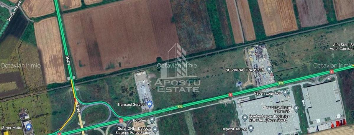 Teren de vanzare C. Lugojului  aproape de urcarea pe Centura Timisoara - 1