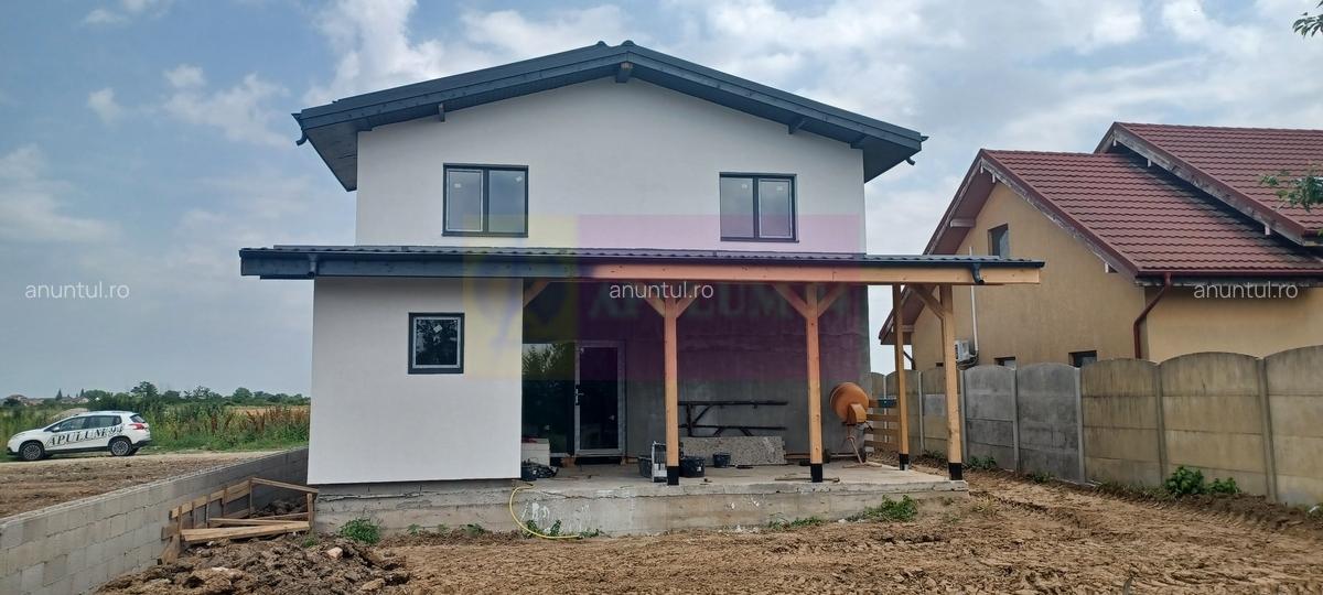 Sabareni, casa parter + etaj, 5 camere, 3 bai, terasa acoperita, CT - 5