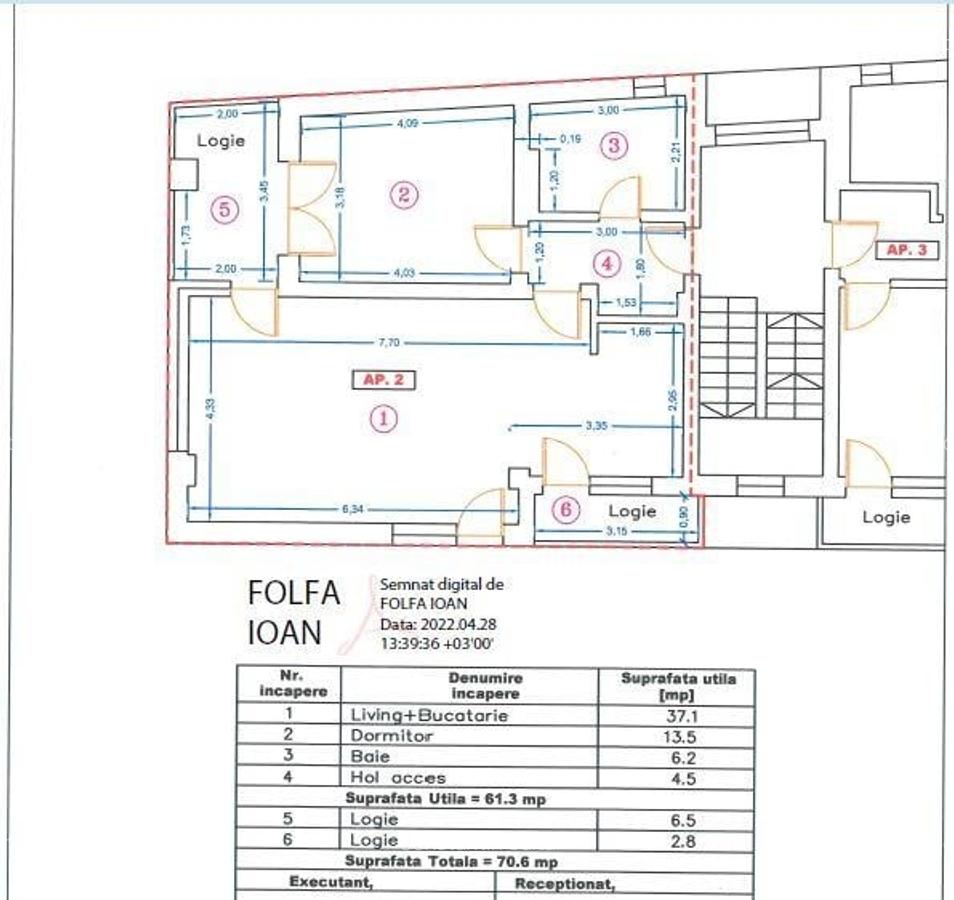 Apartament cu 2 camere în Barbu Văcărescu - 10