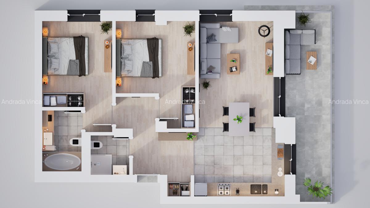 Apartament 3 camere | Complex nou cu boxe și parcări subterane disponibile - 1 Apartament 3 camere | Complex nou cu boxe și parcări subterane disponibile - 1