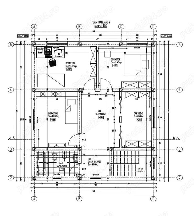 Vila sanatoasa, P+M cu 300 mp in Lumina, construc?ie la ro?u - 3